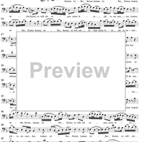 "Komm, süsses Kreuz", Aria, No. 57 from "St. Matthew Passion" - Bass