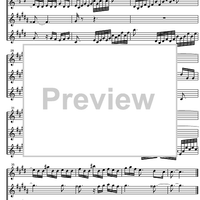 Three Part Sinfonia No.15 BWV 801 b minor - Score