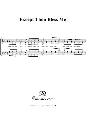 Except Thou Bless Me