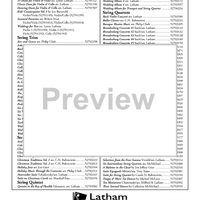 The American Journey for Piano Quintet - Score