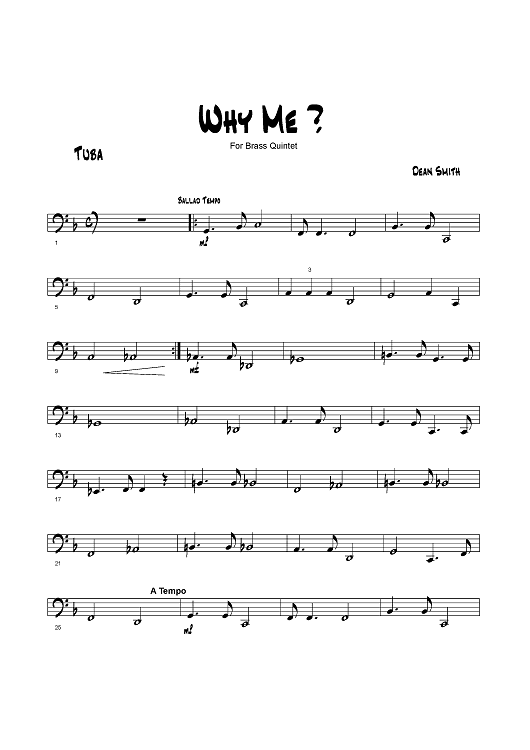 Why Me? - Tuba