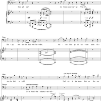 Genoveva, Op. 81, Act 1, No. 4: "Dies gilt uns!" - Score