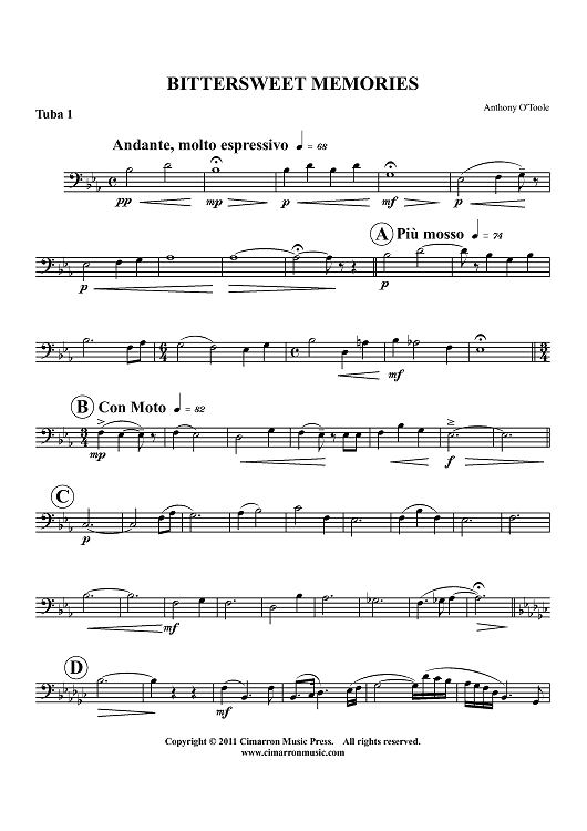 Bittersweet Memories - Tuba 1
