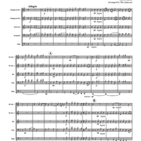 Fanfare on "A Mighty Fortress" - Score