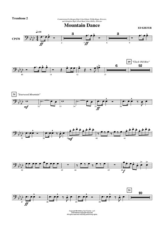 Mountain Dance - Trombone 2