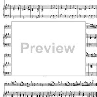 Sonata e minor - Score