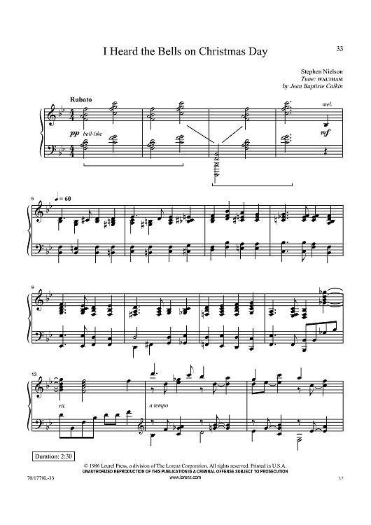 I Heard the Bells on Christmas Day