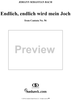 "Endlich, endlich wird mein Joch", Aria, No. 3 from Cantata No. 56: "Ich will den Kreuzstab gerne tragen" - Bass