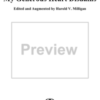 My Generous Heart Disdains