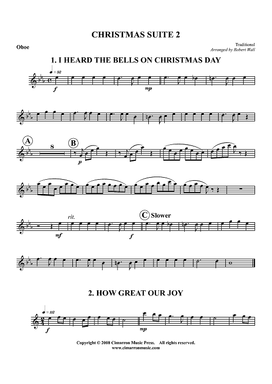 Christmas Suite 2 - Oboe