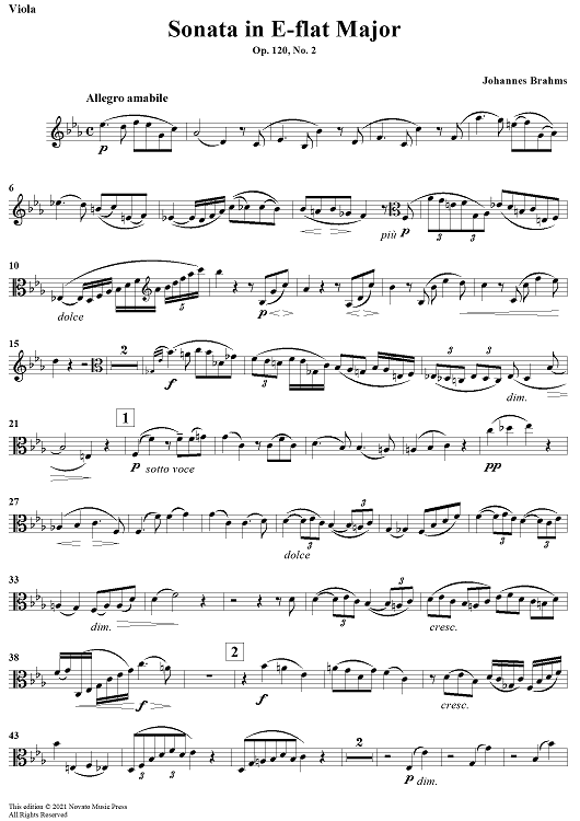 Viola Sonata No. 2 - Viola