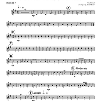 Nursery Rhyme Medley - Horn in F
