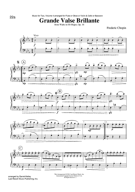 Grande Valse Brillante - from Waltz in Eb Major, Op. 18