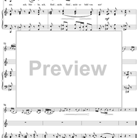 "Ach, bleibe doch, mein liebstes Leben", Aria, No. 4 from Cantata No. 11: "Lobet Gott in seinen Reichen" - Piano Score