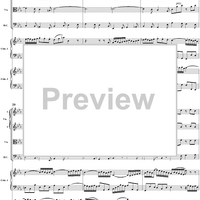Double Clavier Concerto No. 1 in C Minor, Movement 2   (BWV 1060) - Score