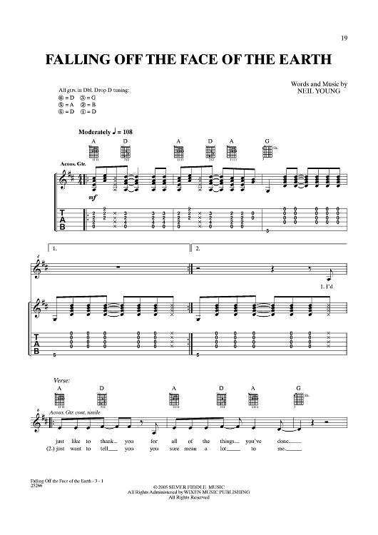 Falling Off the Face of the Earth