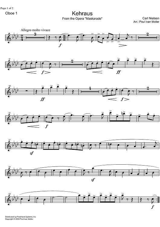 Kehraus - Oboe 1