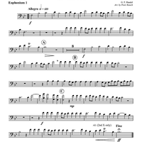 Allegro from "Water Music" - Euphonium 1 BC/TC