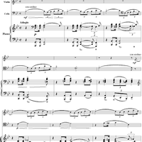 Elégie from Piano Trio in D minor