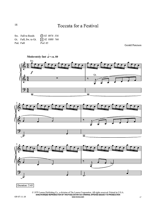 Toccata for a Festival