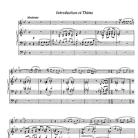 Variations sur un Noël français - Score