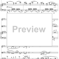 Trio In One Movement, Op. 4 - Score