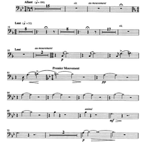 Nocturne et Danse Op.58 No. 2 - Trombone 1