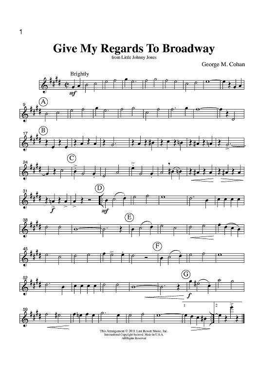 Music for Four, Collection No. 2 - Early Pop Favorites - Part 1 Clarinet in Bb