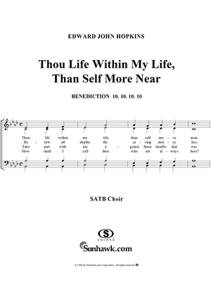 Thou Life Within My Life, Than Self More Near