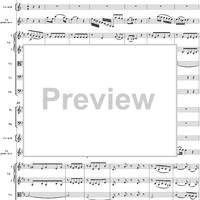 Clarinet Concerto in A Major, K622 - Movement 2 - Full Score
