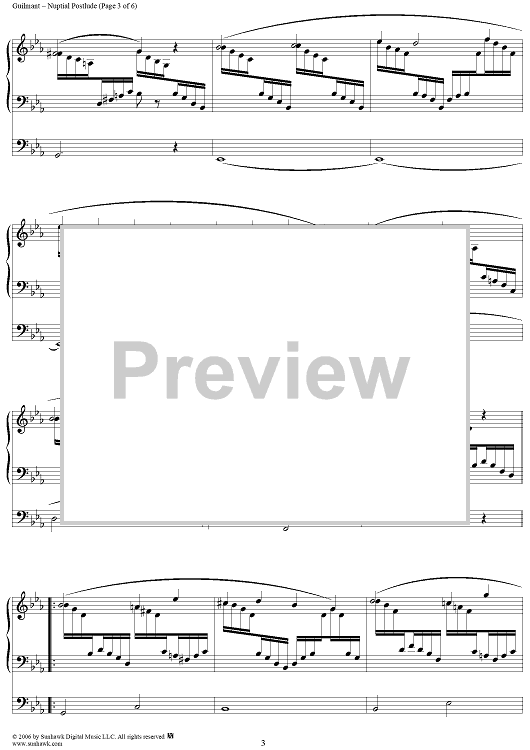 Nuptial Postlude