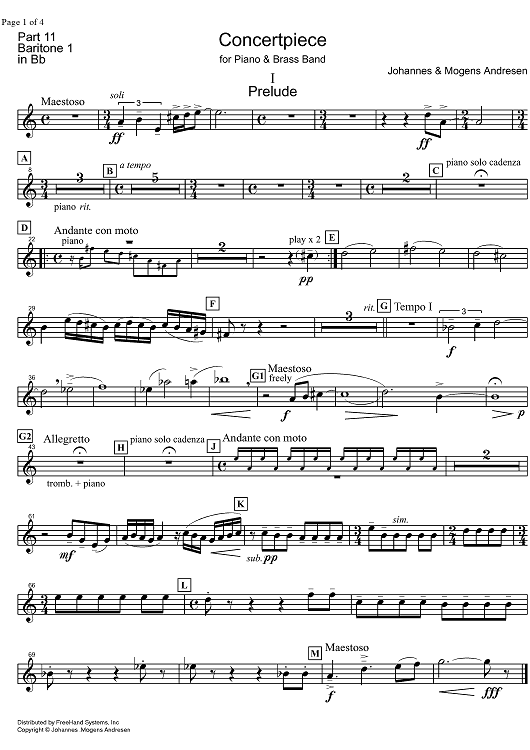 Concertpiece - Baritone Horn 1