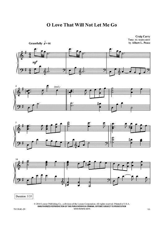 O Love That Will Not Let Me Go