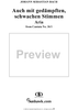 "Auch mit gedämpften, schwachen Stimmen", Aria, No. 4 from Cantata No. 36/1: "Schwingt freudig euch empor" - Violin