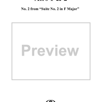 Airs 1 & 2 - No. 2 from "Suite No. 2 in F Major"