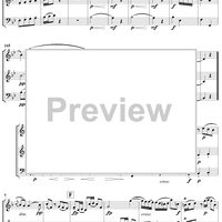 String Trio in B-Flat Major, Op. 1, No. 5 - Score