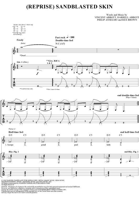 (Reprise) Sandblasted Skin