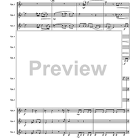 Canadian Fanfare - Score