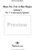 Mass No. 5 in A-flat Major, D678, No. 7: Anhang I - Cum sancto Spiritu