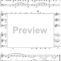 String Trio in B-Flat Major, Op. 1, No. 5 - Score