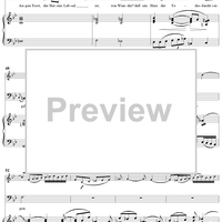 "Herr, nun lässest du deinen Diener", Aria, No. 2 from Cantata No. 83: "Erfreute Zeit im neuen Bunde" - Piano Score