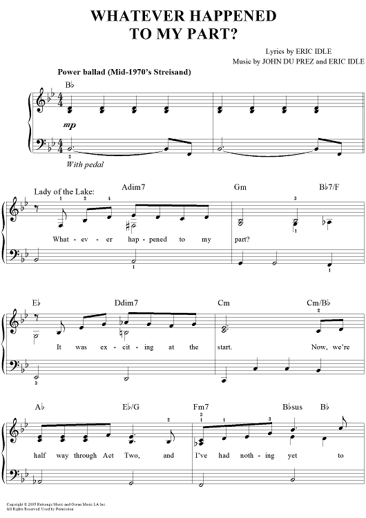 Whatever Happened to My Part?