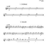 Warm-ups for Developing Jazz Ensemble - Alto Sax 1