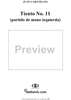 Tiento XI (partido de mano izquierda)