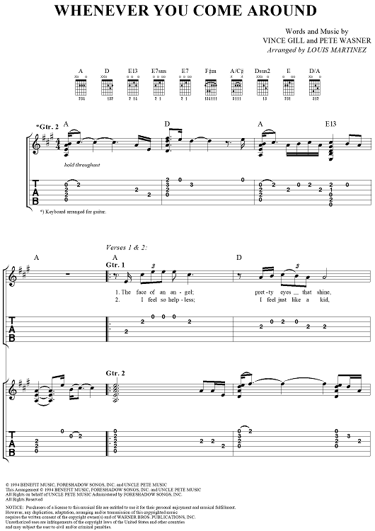 Whenever You Come Around