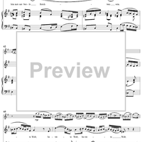 "Betörte Welt", Aria, No. 4 from Cantata No. 94: "Was frag' ich nach der Welt" - Piano Score