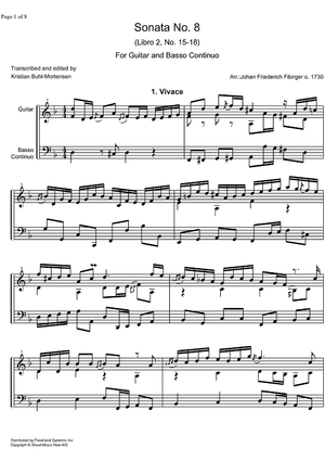 Sonata No. 8 Libro  2 No.15-18