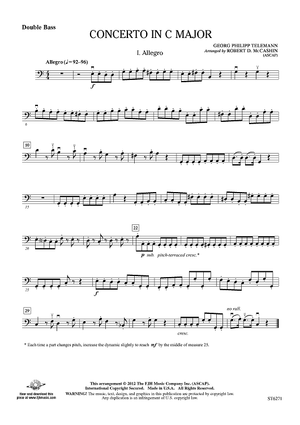 Concerto in C Major - Double Bass
