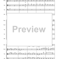 Overture and Bourrée from Il Pastor Fido - Score