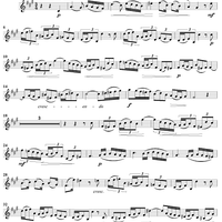 "Ach Herr! was ist ein Menschenkind", Aria, No. 4 from Cantata No. 110: "Unser Mund sei voll Lachens" - Violin